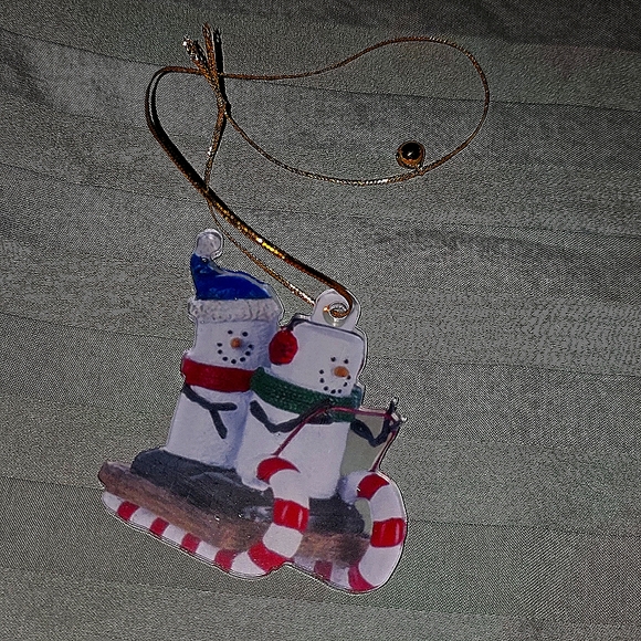 Mr. & Mrs. Snowman Christmas Ornament - Picture 2 of 4